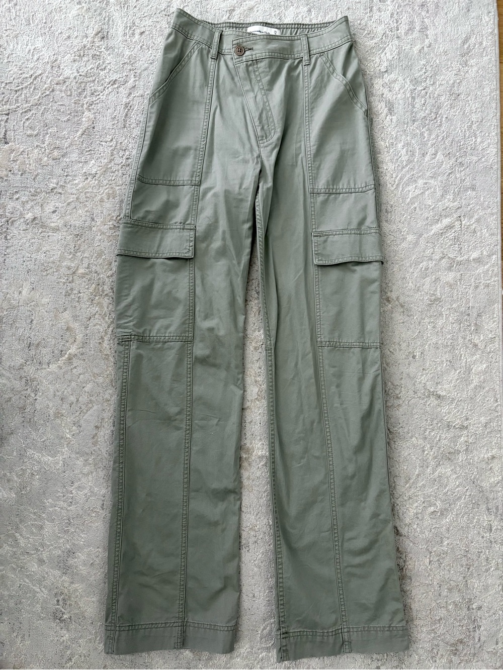 NWT❗️Abercrombie & Fitch Sage Green Cargo Pants